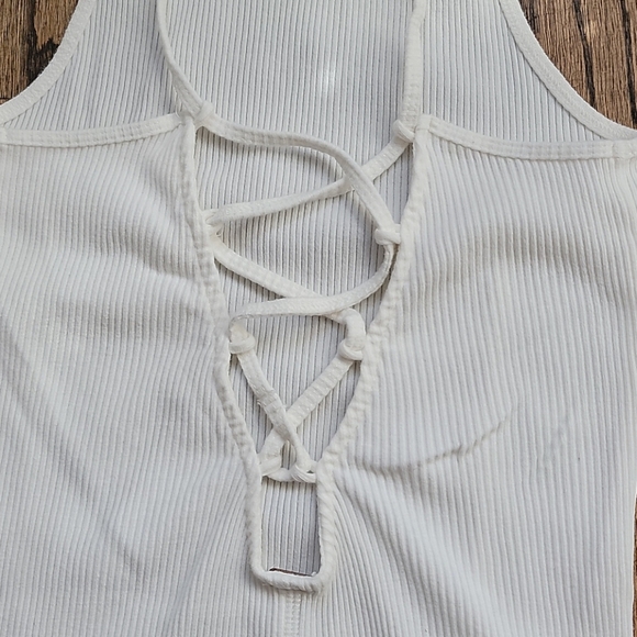 Free People Lace Up Back Tank - Picture 3 of 7